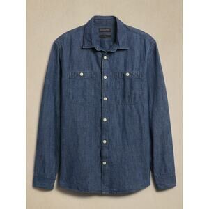 Banana Republic Outlet Long Sleeve Indigo Button Up‎ Shirt S